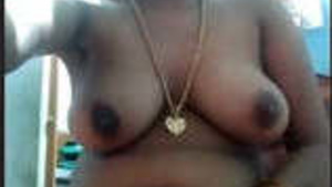 Hot scene of Indian housewife masturbating.