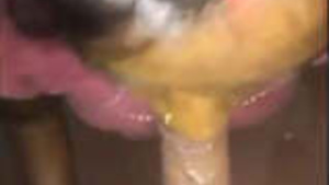 A mature man suckling a young devar's penis as if it is a hard sausage.