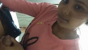 Beautiful Indian woman enjoys oral sex and fingering.