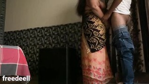 Devar’s first anal experience with his hot wife in a real MMC video.