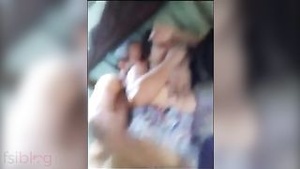 Indian boy enjoys a threesome with big boobs and huge ass in Goa.