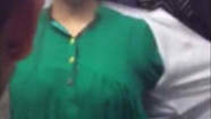 Pretty Indian shop girl found on surveillance camera