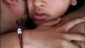 Beautiful Indian couple having sex with a hard cock