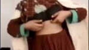 Beautiful girl Bela Pathan showing off her big breasts