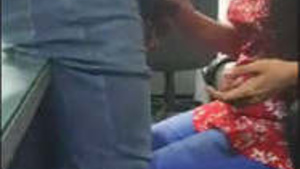 Office blowjob scene