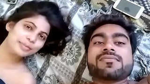 Desi lover cute after fuck selfie
