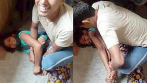 Desi lovers having fun and trying out different positions.