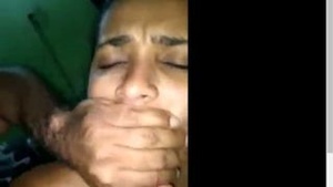 A skinny college student has sex with her boyfriend in the bedroom.