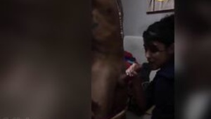 Porn video of Crazy Tamil Desi girl playing with her dick MMC.