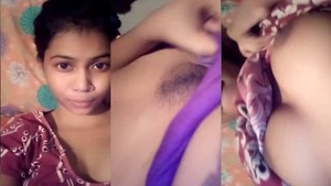Pretty and sexy Indian teenage girl’s self-portraits in videos.