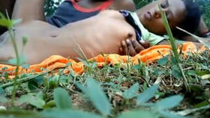 Indian college girl has rough sex outside