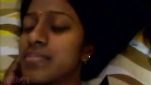 A beautiful lovesick young woman goes from tenderness to passion in a hot scene.