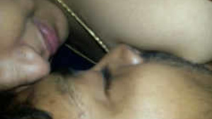 Hot Indian MILF sucking her boyfriend’s nipples