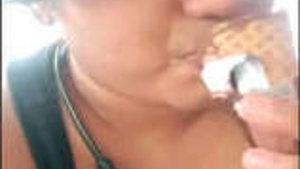 Hot Indian house wife pleasuring herself.