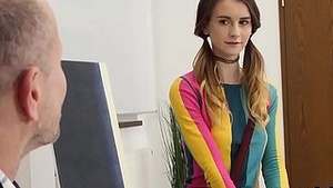 Steamy affair between teacher and schoolgirl becomes more and more intimate.