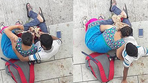 Indian couple enjoys oral sex outdoors