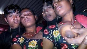 Would you like to watch a homemade video of a Indian couple showing off their assets?