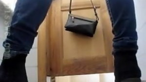 Using the toilet and urinating.