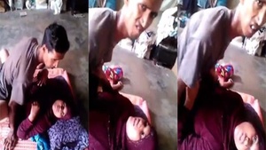 Young wife from a Hindi movie having rough sex