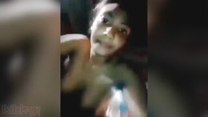 Busty Bangladeshi babe exposes her succulent ass and twat in an MMS