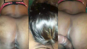 A horny bhabi sucking and giving blow job with selfies and moans