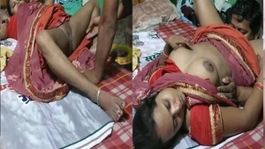 A hot desi couple starts with some sexy foreplay while in self-isolation.