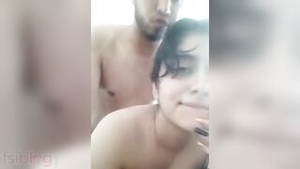 Young woman moans while making love to her brother in MMC Lesbian gif