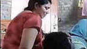 Young Indian couple’s amateur erotic performance on webcam