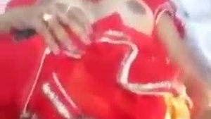 Married woman enjoys outdoors with her sex hungry husband