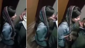 Desi teenager gets aroused and jerk off in a toilet stall