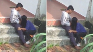 My girlfriend sucking me in college