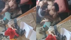 A family member who is overweight has sexual relations with a person who works at a factory.