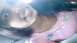 College beauty from India in hot lesbian scene in the man’s car