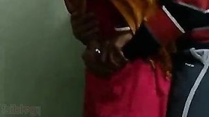 The Indo lesbian maid serves her master in his bedroom and gives him a handjob with herbs until he cums.