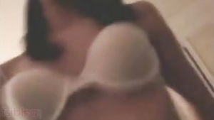 College student gets kinky with her high school boyfriend and fronts the camera.