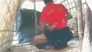 Desi girls have hardcore sex on a boat and send it as MMS.