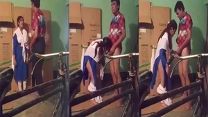 College student gives blow job to professor in India