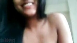 College sweet heart Nalini in homemade XXX Tamil movie with mutual fondling and cock sucking and missionary sex.
