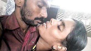 Love kiss between a couple from India