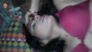 Licks Desi’s nipples and sucks her big coconut cups