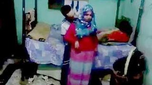 Hijab wearing beauty sucking and fucking with her beau