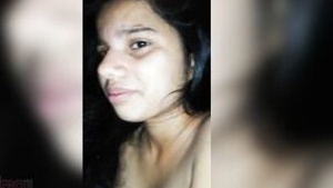 A Indian girl seductively rides a big cock in a MMC video.