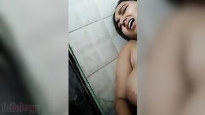 Hotwife shows her tattoos and rubs her pussy in a steamy MMS