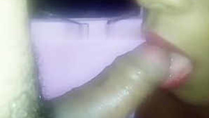 Sultry Indian wife gives blow job to her husband