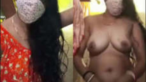 The horny bhabi showing her big boobs and pussy.