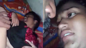 Newly wed couple from India enjoying sex on their honeymoon trip