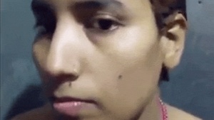 Beautiful wife of a farmer in the bathtub