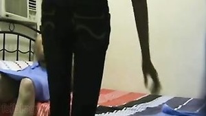 Amateur porn video of an Indian bhabhi’s scandalous session with her stepson.