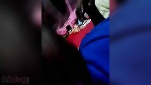 Hot sex scene with mature couple from India on MMS camera