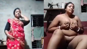 Married Indian woman from Bengal masturbates and has oral sex on camera.